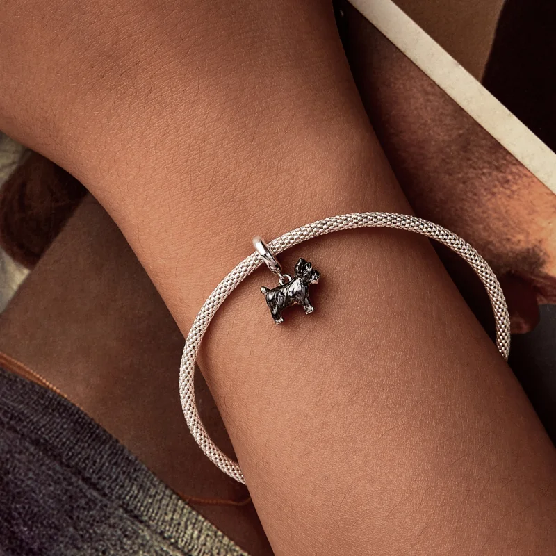 (image for) PANDORA Style Schnauzer Pendant - SCC2835 - View 6