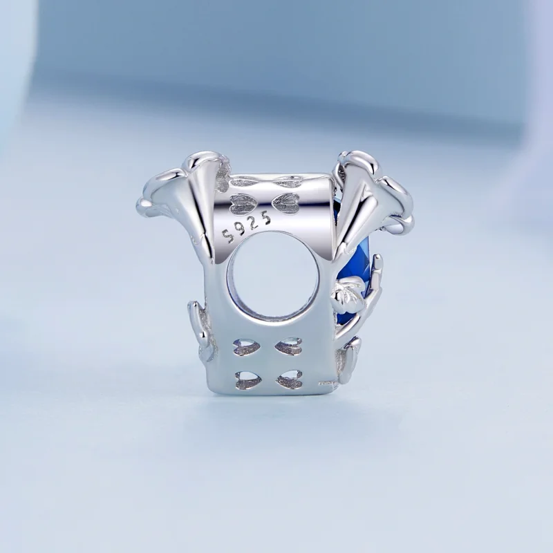 (image for) PANDORA Style September birthstone heart charm - BSC660-9 - View 3