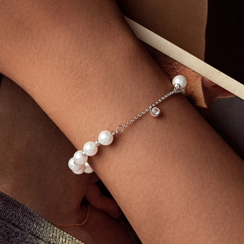 (image for) PANDORA Style Shell Bead Tassel Bracelet - BSB189 - View 5