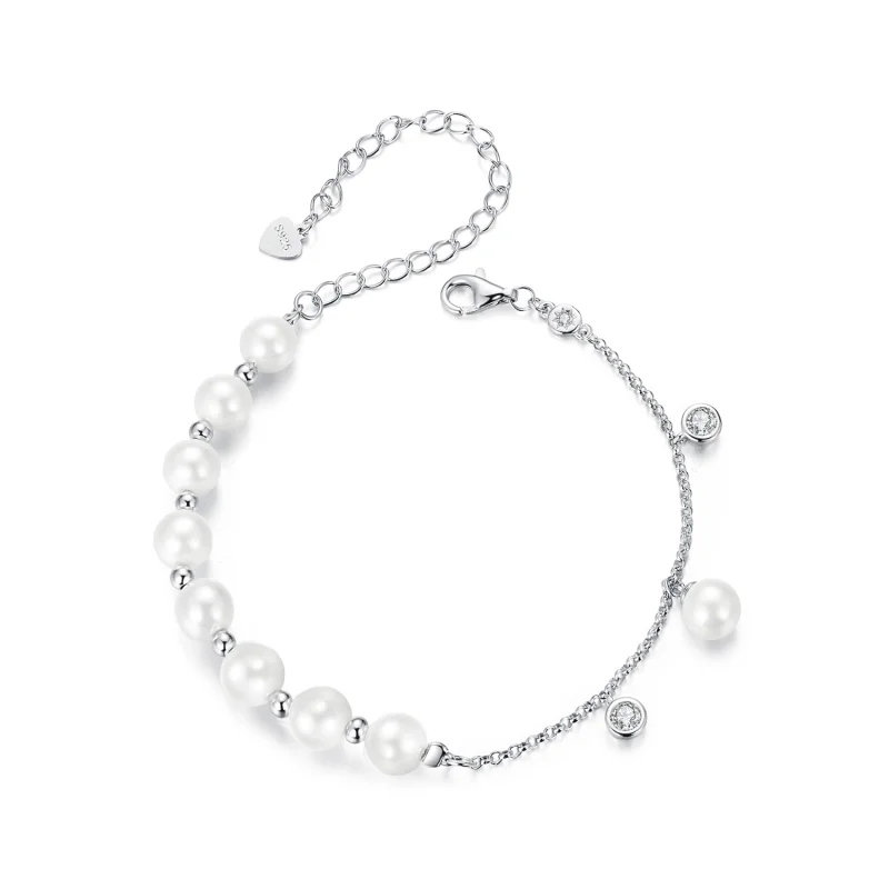 (image for) PANDORA Style Shell Bead Tassel Bracelet - BSB189 - Product Image