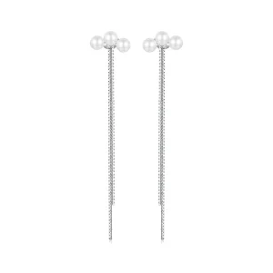 (image for) PANDORA Style Shell Pearl Tassel Earrings - SCE1777