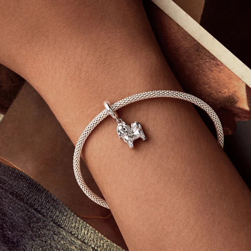 (image for) PANDORA Style Shih Tzu Pendant - SCC2834 - View 6