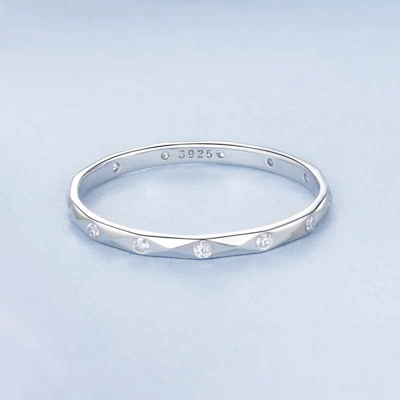 (image for) PANDORA Style Shining Diamond Small Single Ring - BSR578 - View 3