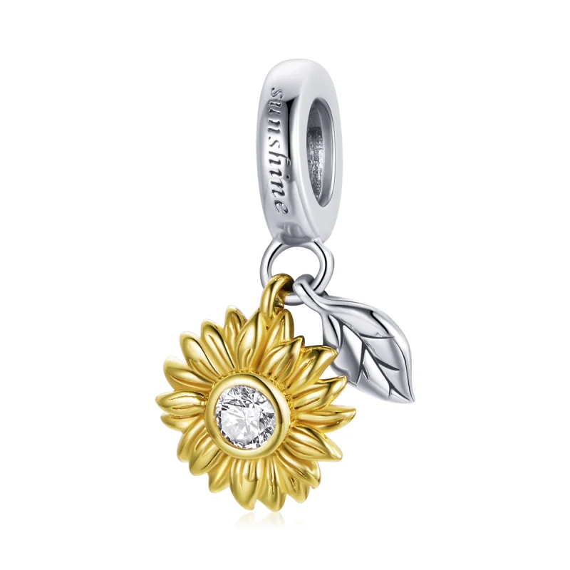(image for) PANDORA Style Shining sunflower Dangle - BSC462 - Product Image