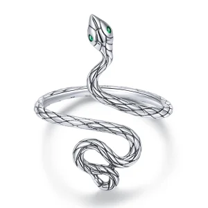 (image for) PANDORA Style Silver Snake Open Ring - BSR199