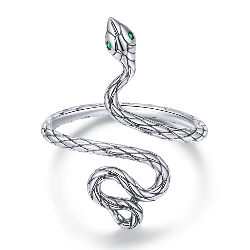(image for) PANDORA Style Silver Snake Open Ring - BSR199 - Product Image