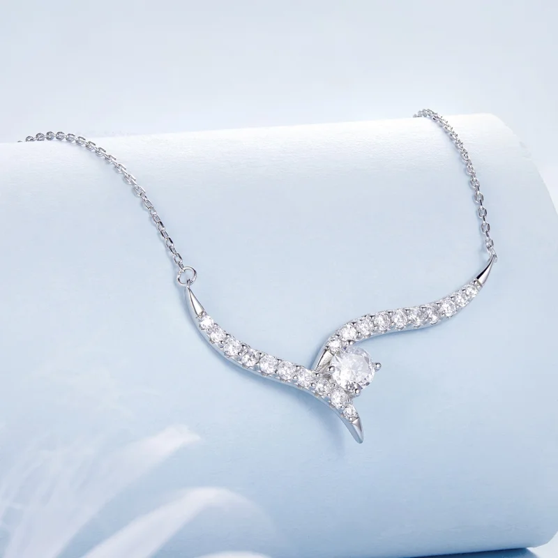 (image for) PANDORA Style Simple Line Necklace - BSN400 - View 2