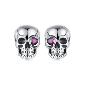(image for) PANDORA Style Skull earrings - SCE1771