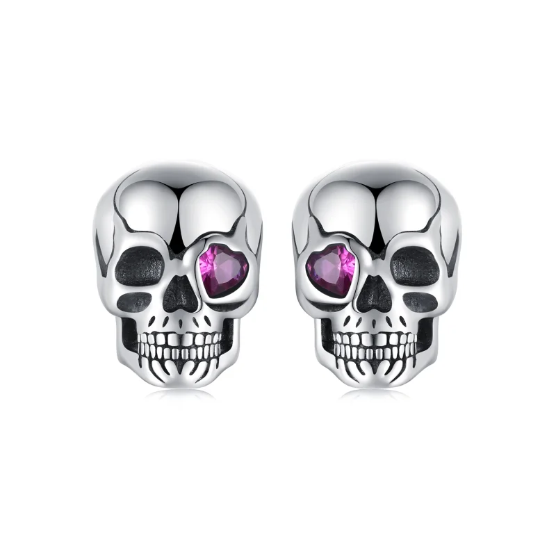 (image for) PANDORA Style Skull earrings - SCE1771 - Product Image