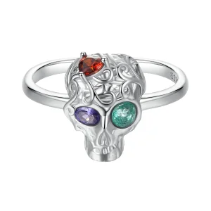 (image for) PANDORA Style Skull Open Ring - BSR607-E