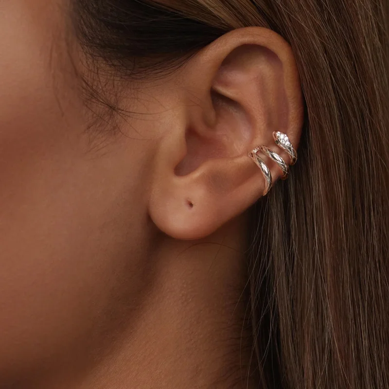 (image for) PANDORA Style Snake Ear Cuff - SCE1779 - View 6