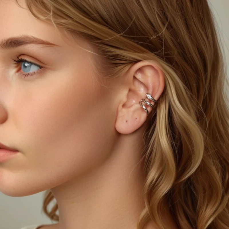 (image for) PANDORA Style Snake Ear Cuff - SCE1779 - View 7