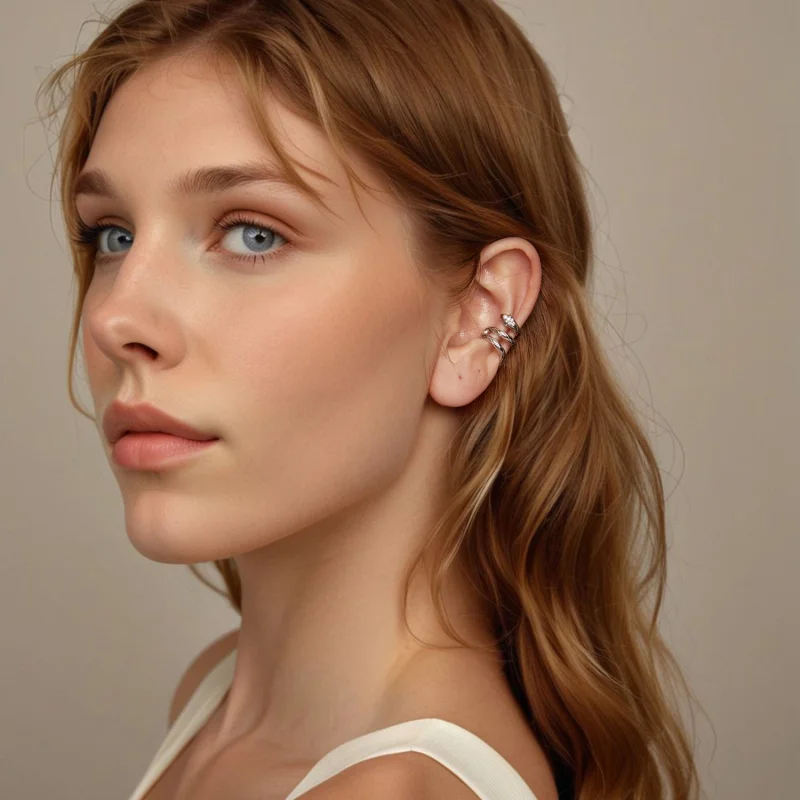 (image for) PANDORA Style Snake Ear Cuff - SCE1779 - View 8