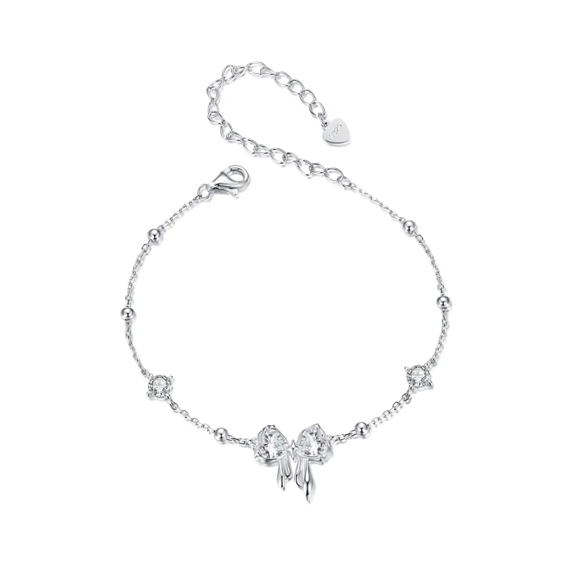 (image for) PANDORA Style Sparkling Bow Bracelet - BSB188 - Product Image