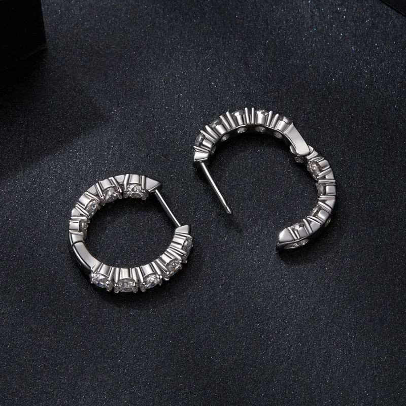 (image for) PANDORA Style Sparkling earrings (one certificate) - MSE069 - View 4