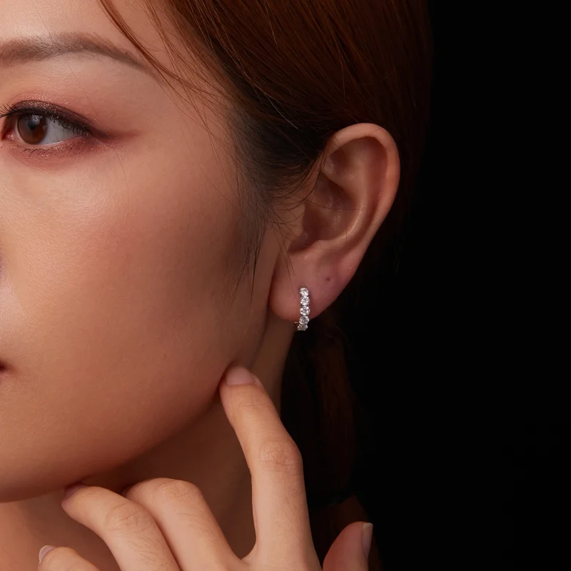 (image for) PANDORA Style Sparkling earrings (one certificate) - MSE069 - View 9