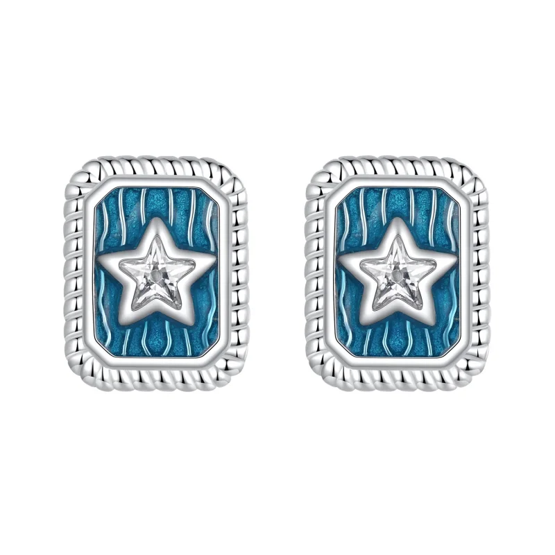 (image for) PANDORA Style Star Retro Earrings - SCE1796 - Product Image