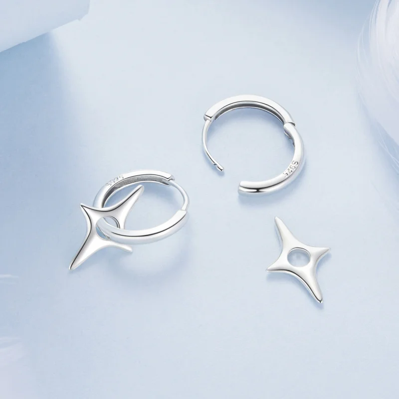 (image for) PANDORA Style Starry Earrings - BSE1083 - View 4
