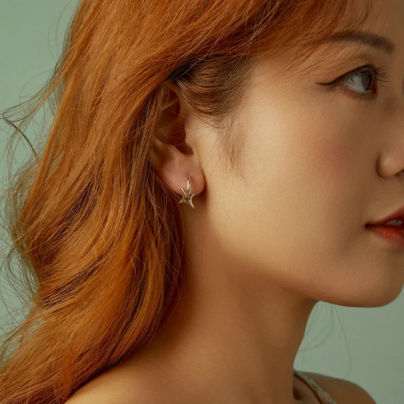 (image for) PANDORA Style Starry Earrings - BSE1083 - View 10