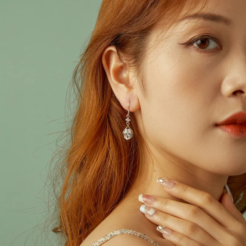 (image for) PANDORA Style Teardrop Earrings - BSE1087 - View 10