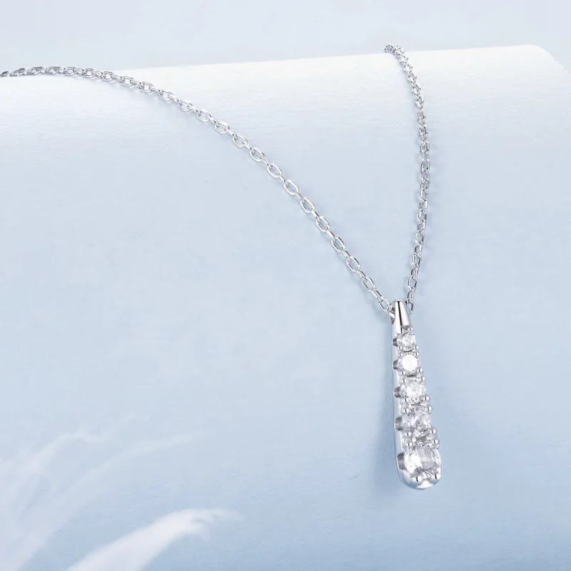 (image for) PANDORA Style Temperament water drop necklace - BSN399 - View 2