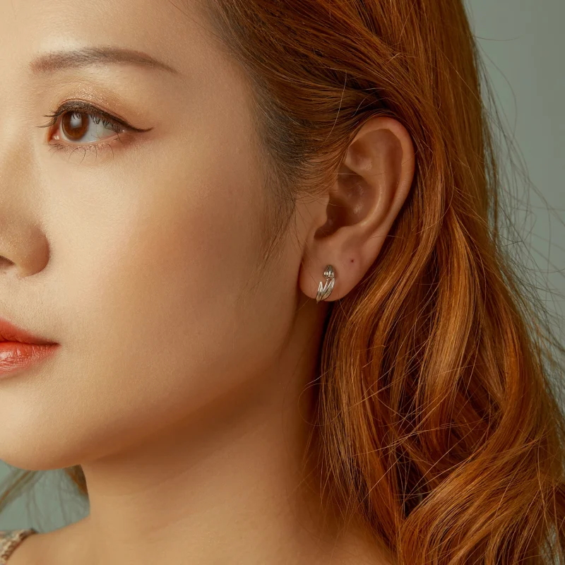 (image for) PANDORA Style Tulip Earrings - BSE1085 - View 9