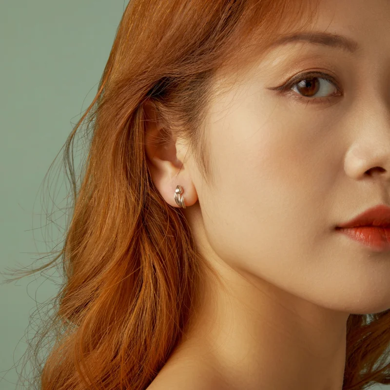 (image for) PANDORA Style Tulip Earrings - BSE1085 - View 10