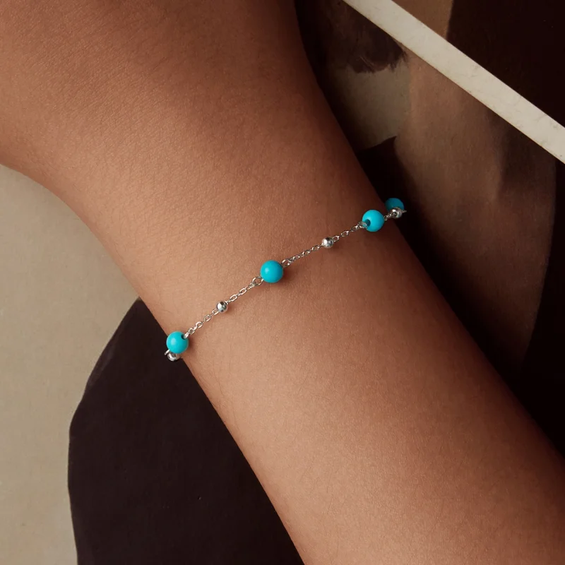 (image for) PANDORA Style Turquoise Bracelet - BSB197 - View 6