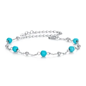 PANDORA Style Turquoise Bracelet - BSB197 (image for) PANDORA Style Turquoise Bracelet - BSB197