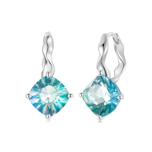 (image for) PANDORA Style Turquoise Tourmaline Earrings - BSE1047