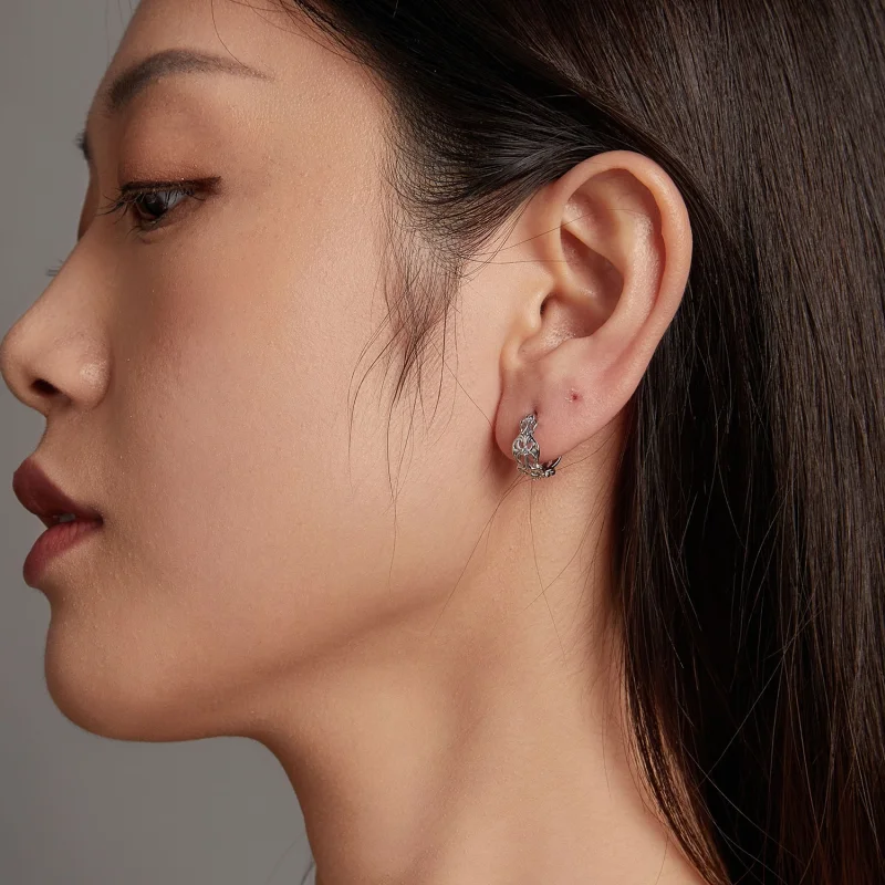 (image for) PANDORA Style Vintage palace pattern earrings - BSE1055 - View 9