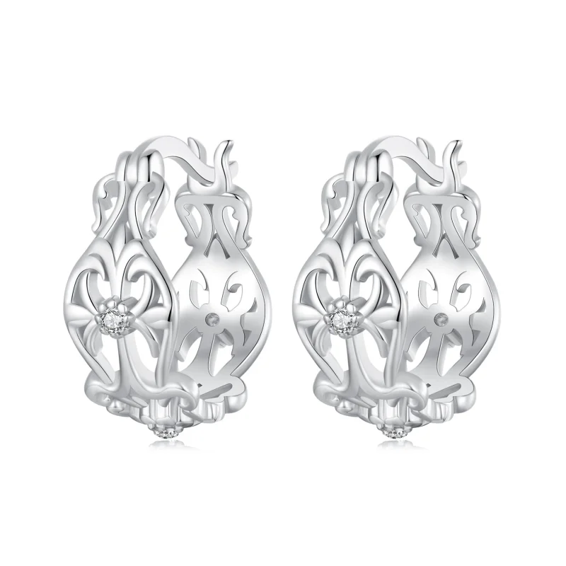 (image for) PANDORA Style Vintage palace pattern earrings - BSE1055 - Product Image