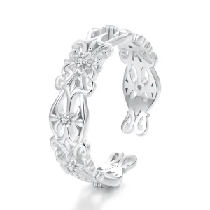 (image for) PANDORA Style Vintage palace pattern wide Open Ring - BSR575-E