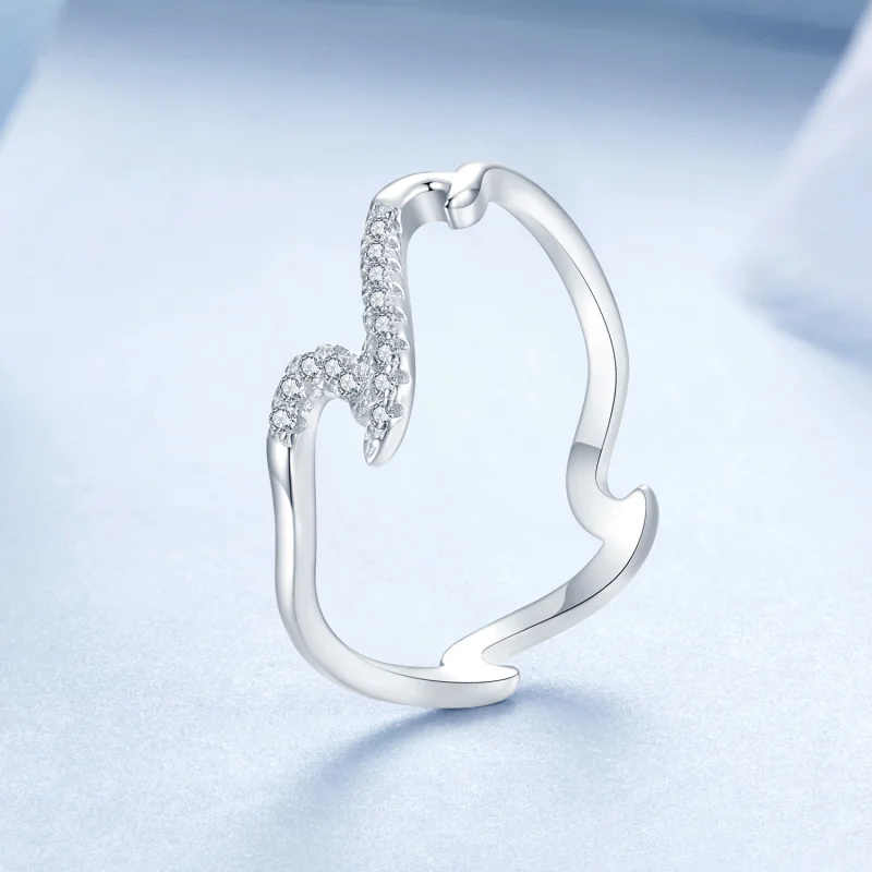 (image for) PANDORA Style Wave Ring - BSR587 - View 2