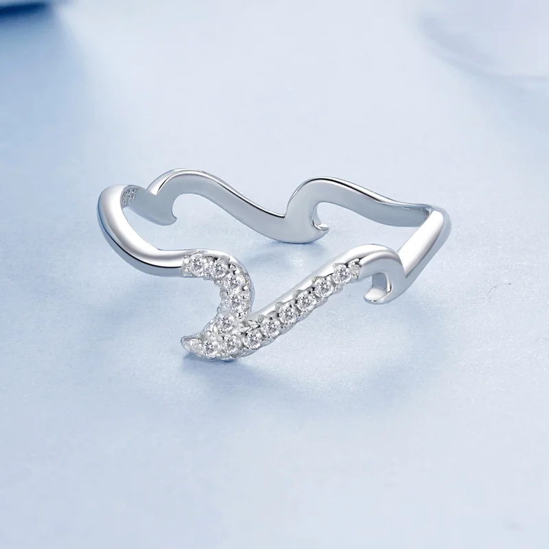 (image for) PANDORA Style Wave Ring - BSR587 - View 6