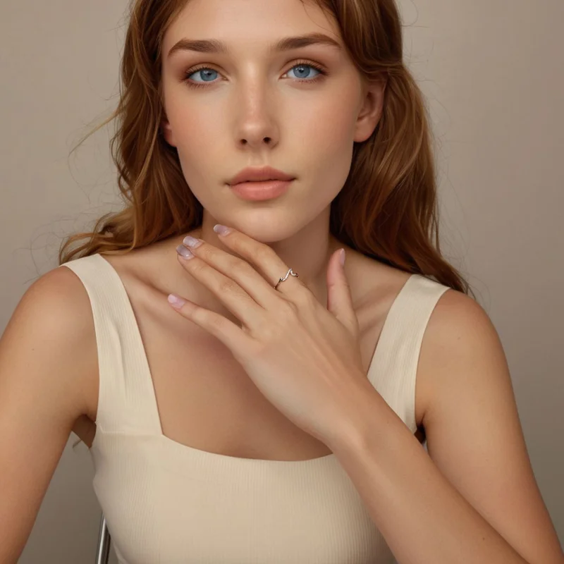 (image for) PANDORA Style Wave Ring - BSR587 - View 10