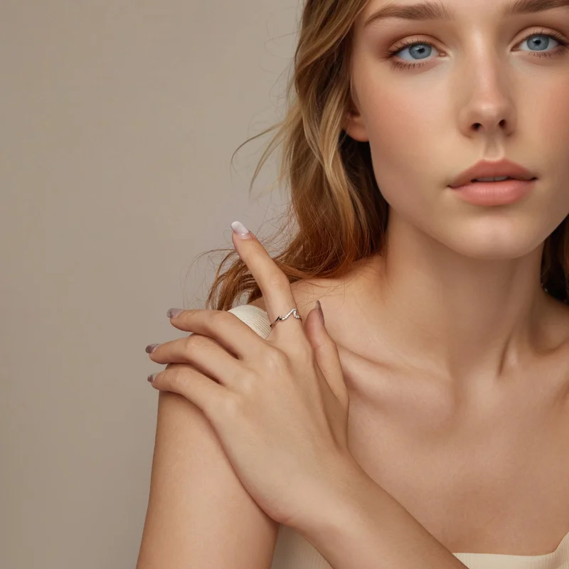 (image for) PANDORA Style Wave Ring - BSR587 - View 11