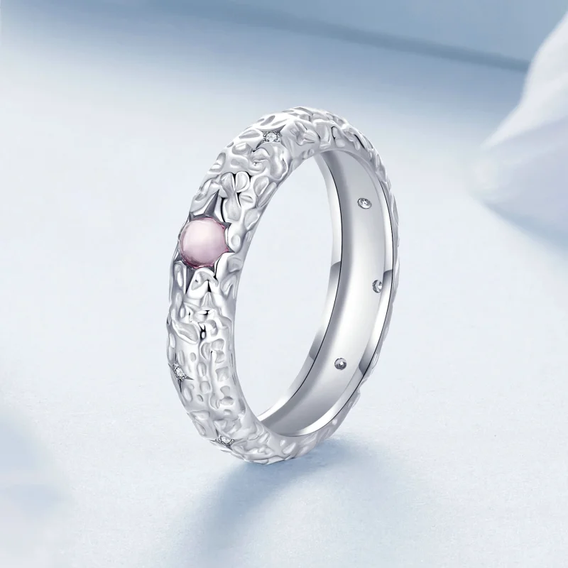 (image for) Pandora Textured Wide Ring - BSR604 - View 2