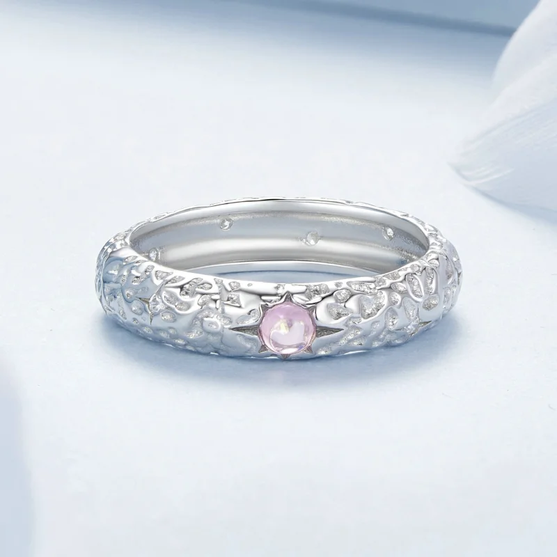 (image for) Pandora Textured Wide Ring - BSR604 - View 4