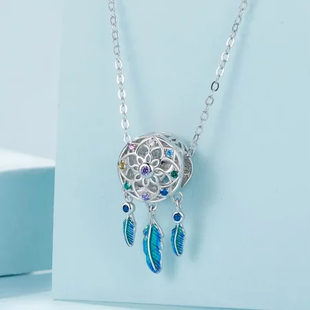 PANDORA风格彩色捕梦网串饰 - SCC2816