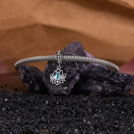 PANDORA 风格莲花吊坠 - SCC2847