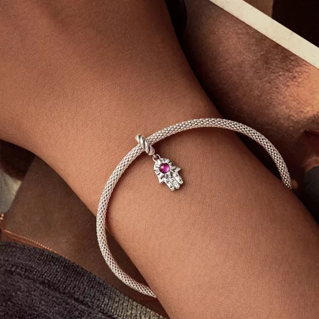 PANDORA 风格法蒂玛之手吊坠 - SCC2848