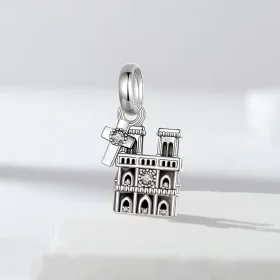 PANDORA 风格巴黎圣母院吊坠 - SCC2873
