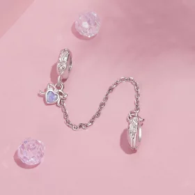 PANDORA风格蝴蝶结安全链 - SCC2888 PANDORA风格蝴蝶结安全链 - SCC2888