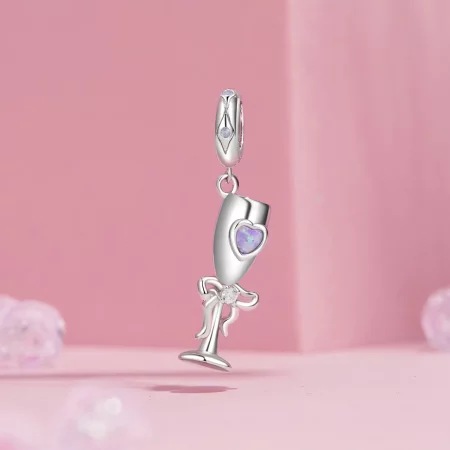 PANDORA风格复古高脚杯吊坠 - SCC2889