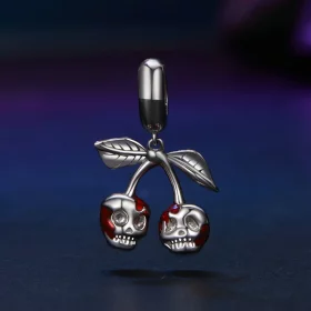 PANDORA风格樱桃骷髅吊坠 - SCC2904 PANDORA风格樱桃骷髅吊坠 - SCC2904