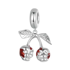 PANDORA风格樱桃骷髅吊坠 - SCC2904 PANDORA风格樱桃骷髅吊坠 - SCC2904