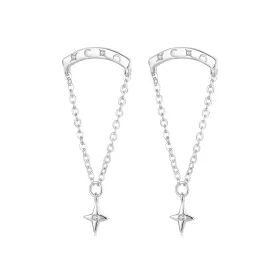 PANDORA Style Starry Tassel Earrings - SCE1767 PANDORA Style Starry Tassel Earrings - SCE1767