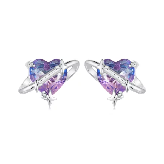 PANDORA Style Gradient starry sky earrings - SCE1768