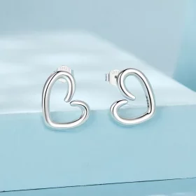 PANDORA Style Heart Earrings - SCE1769 PANDORA Style Heart Earrings - SCE1769